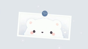 可爱小熊贴纸