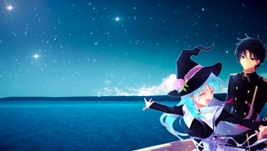 夜空流星