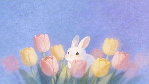 花朵兔子