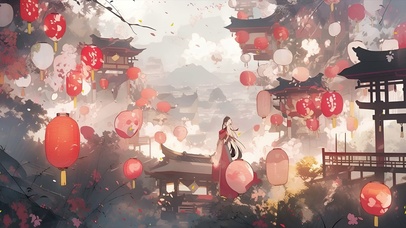 古风动漫场景