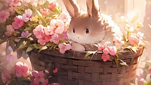 花篮兔子