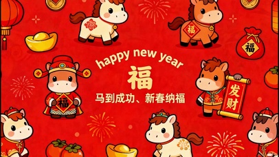 福到啦 马到成功