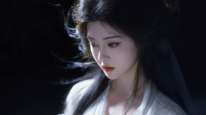 清新脱俗古装美女4k高清