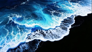 桌面蓝色海湾