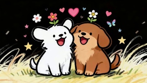 可爱小狗狗