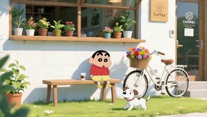 蜡笔小新和他的狗狗