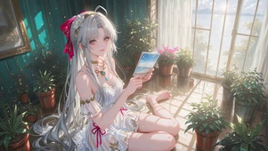花房清纯少女柯莱塔