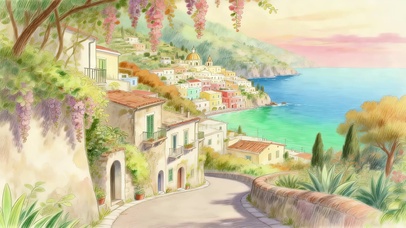海滨小镇