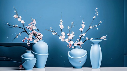 清新简约ai插画