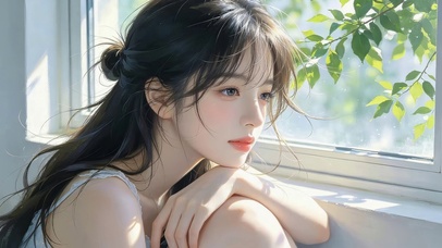 治愈清纯女孩