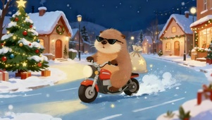 圣诞礼物派送中