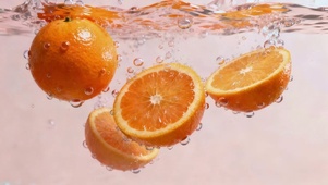 水中橙子