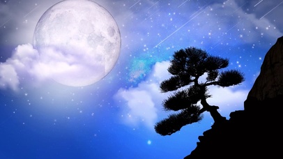 唯美星空-流星划过