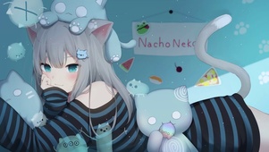 宅系萌猫女