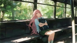 列车上的忧郁少女二