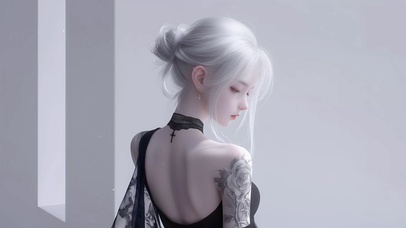 性感美女后背
