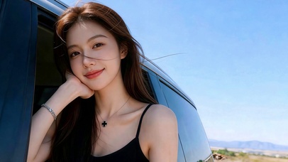 清纯长发气质姐姐