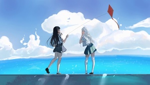 一起放风筝吗
