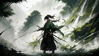 剑士下山