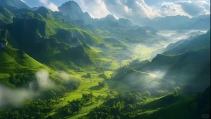地脉绝美第二弹：绿野山河！