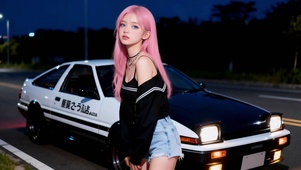 AE86赛车女孩