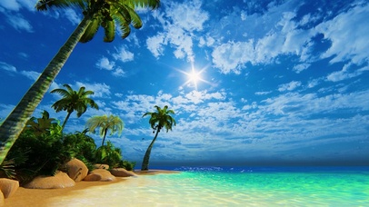 4K 清爽夏威夷海滩