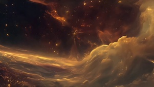 星空暗云流动震撼