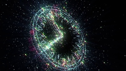 粒子光效表盘倒计时