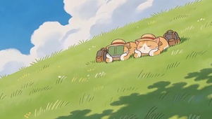 草原上的小猫