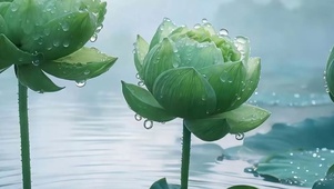 荷叶带鱼屏