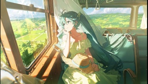 初音未来、夏日电车