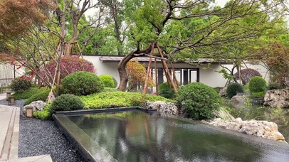 4k中式园林景观