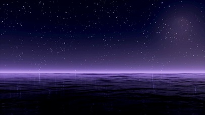 唯美星空海面