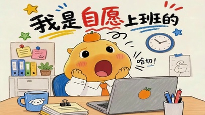 我是自愿上班的