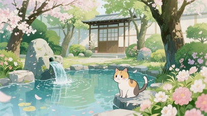 庭院猫咪