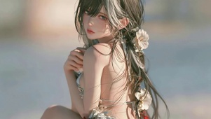 治愈可爱女孩