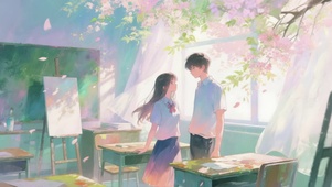 治愈校园男孩女孩