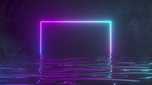 4k炫酷科幻水面