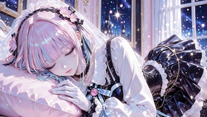 二次元晚安少女壁纸