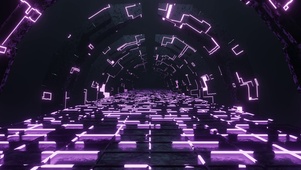 无限隧道-古科技-粉色