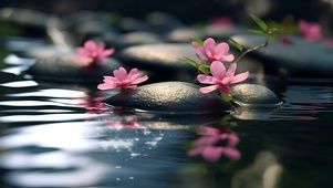 溪边小花