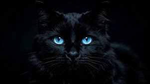 可爱黑猫