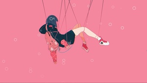 降落伞单纯美女