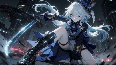 持剑少女