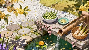 夏天流水
