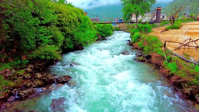 4K唯美小河流水