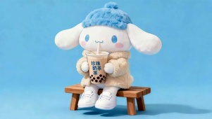 吸奶茶的玉桂狗