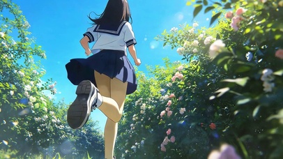 可爱短裙女孩
