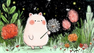 星夜蒲公英团子