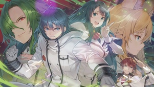 帅气男生美少女背景